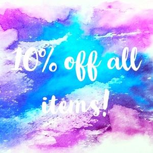 10% off all items!